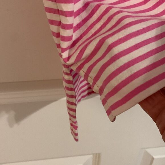 Polo by Ralph Lauren size large pink stripe & pink trim - Picture 3 of 11